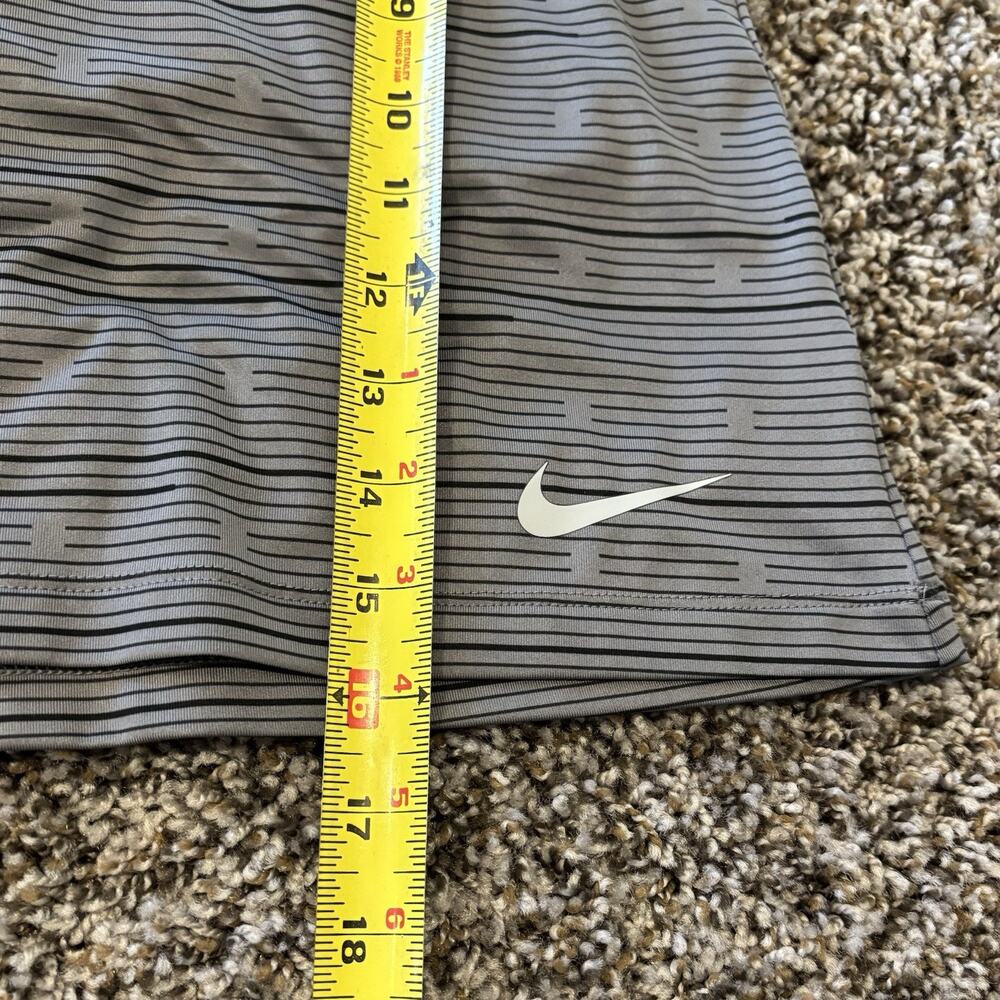 Nike Dri Fit Skort XS Gray Black Striped - Picture 5 of 10